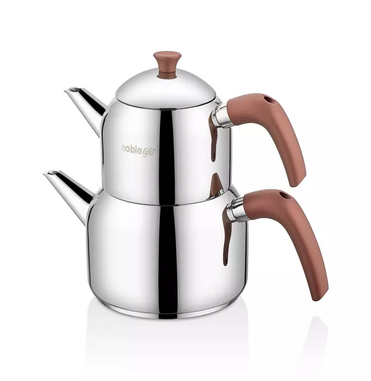 Tekanna Hermia Stål Koppar Rostfritt Stål 4 Delar - Serveringsfat - 8682870704138 - 1