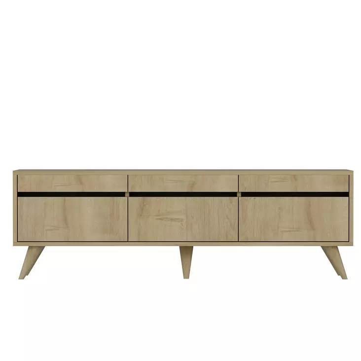 TV-bänk Hanah Home Sapphire Oak Safir Ek Spånskiva 150x30x48 cm - TV-bänkar - 8683742102328 - 1