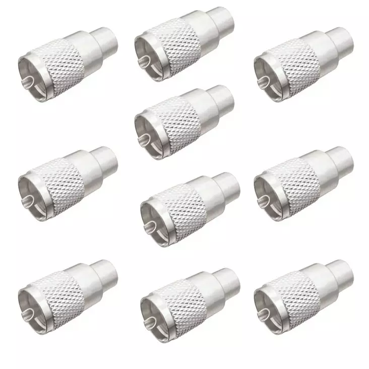 Set med 10 PNI PL259-kontakter för RG213-kabel, stiftlängd 9 mm - PNI produkter - 5949066539978 - 1
