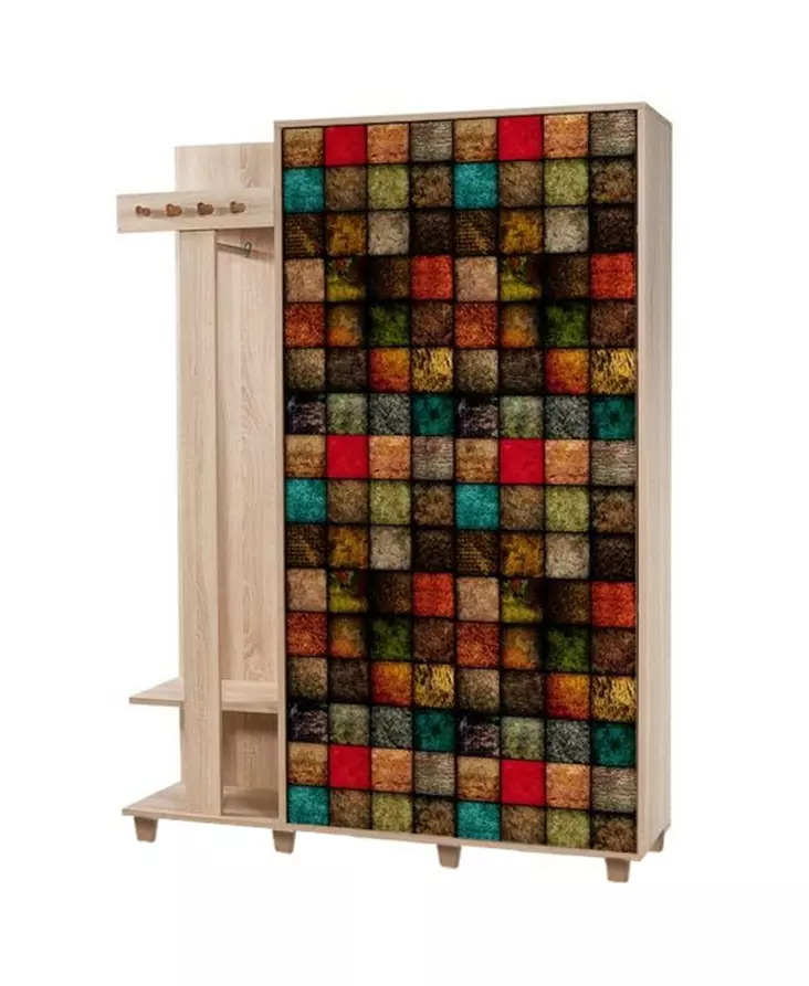 Hallmöbel Hanah Home Garmanto 135-723 Sonoma Ek Spånskiva 135x192x36 cm - Hallskåp - 8681875381658 - 1