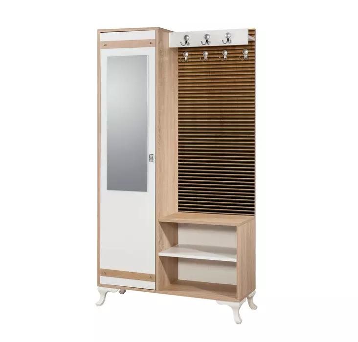Hallmöbel Hanah Home ?nci 220 Sonoma Ek Spånskiva 100x190x36 cm - Hallskåp - 8681875380828 - 1
