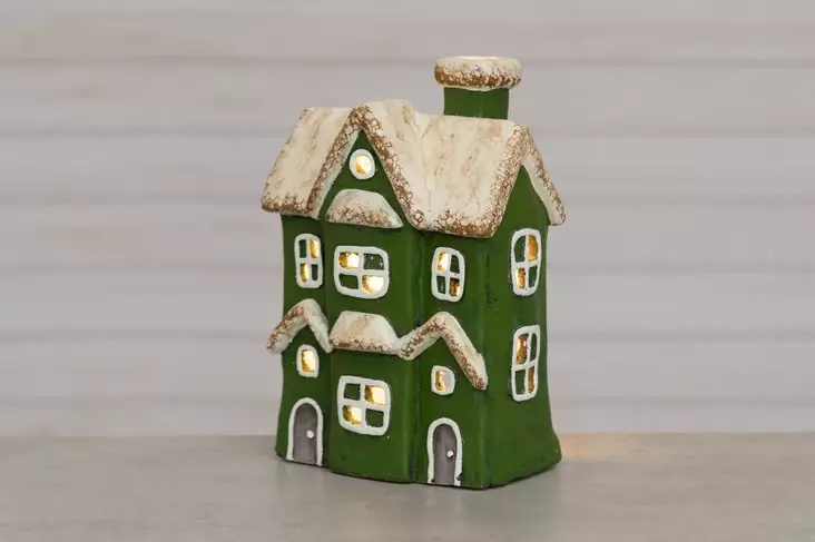 Keramiikkatalo LED Aberdeen - Ljussmycken och ljusfigurer - 6410416502038 - 1