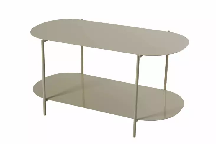 Soffbord Hanah Home Shb014B Taupe Metall 100x45x51 cm - Soffbord - 8684283715138 - 1