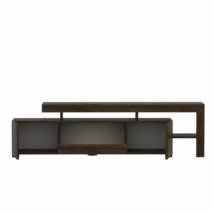 TV-bänk Hanah Home Beliz Valnöt Spånskiva 192x53x37 cm - TV-bänkar - 8683743316038 - 1