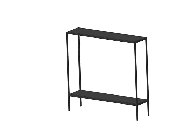 Sideboard Hanah Home Kuba Svart Spånskiva 83x78x21 cm - Sidobord och extrabord - 8683742474968 - 1