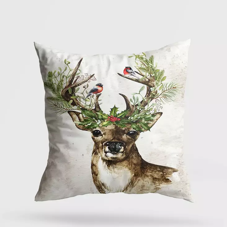 Kudde, flerfärgad, 43 x 43 cm, bekväm, stilren, praktisk - Kuddar och täcken - 8683743381128 - 1