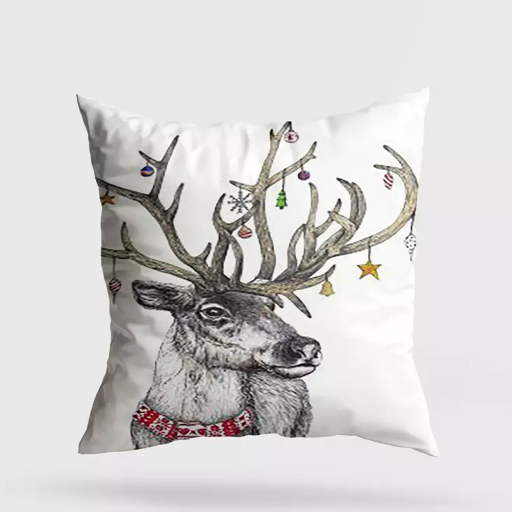 Kudde, flerfärgad, 43 x 43 cm, bekväm, stilren, praktisk - Kuddar och täcken - 8683743381388 - 1