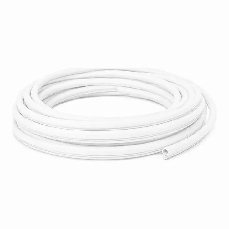 Dörrtätning spår 8 mm x 10 m vit Mag-Pro - TPE-gummi, limfri montering - Fönster- och dörrtätningar - 6418536039038 - 1