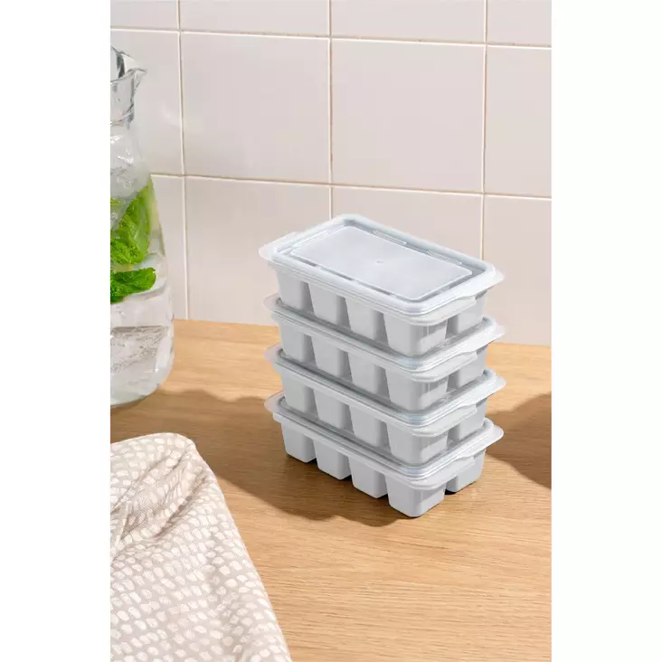 Isformar Hermia Vit Plast 4 Delar - Köksredskap - 8684282826828 - 1