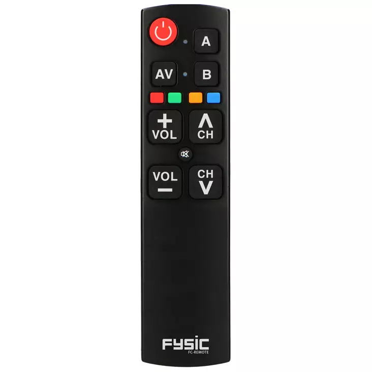Förenklad universalfjärrkontroll med stora knappar - Fjärrkontroller - 8712412584598 - 1