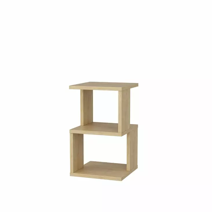 Sängbord Hanah Home Carter Ek Spånskiva 29,6x29,6x49,4 cm - Nattduksbord - 8683743120178 - 1