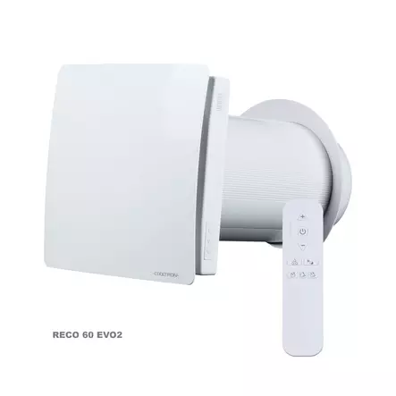 Cooltron Reco 60 EVO2 ventilationsaggregat med värmeåtervinning - Fläktar och luftkonditioneringsapparater - 6438014374239 - 1
