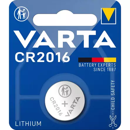 Litium Knappcellsbatteri CR2016 3 V 1-Blister - Knapparbatterier - 4008496276639 - 1