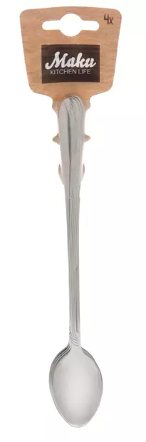 Lusikka Pitk=C3=A4 Basic 19 cm 4 kpl - Bestick och serveringsredskap - 6410412071729 - 2