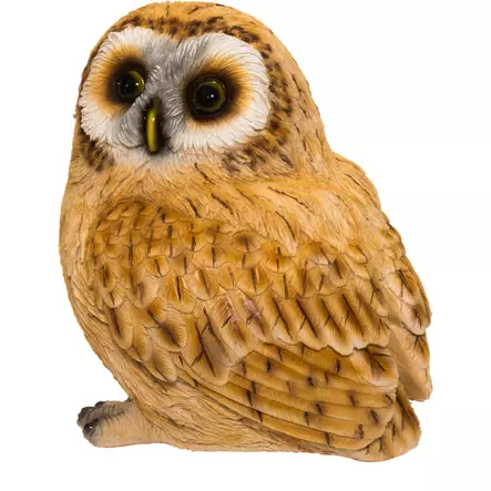 Uggle Trädgårdsstaty 14cm ljusbrun - Trädgårdsdekorationer - 6410416026589 - 1