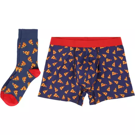 Boxerit ja sukat-pakkaus Pizza Colorcool - Herrkalsonger - 6410416307589 - 1