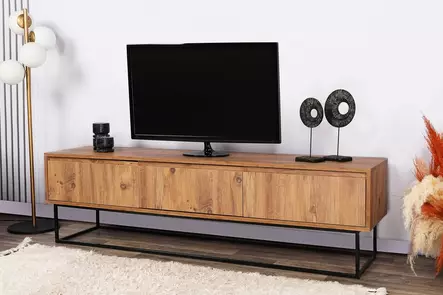 TV-bänk Hanah Home Lupin 180 Valnöt Spånskiva 180x50x40 cm - TV-bänkar - 8681875391329 - 2