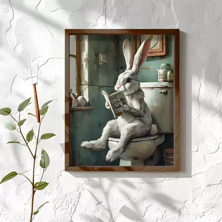 Dekorativ inramad MDF-tavla, flerfärgad, 35 x 47 x 3,5 cm, hållbar, elegant, mångsidig - Tavlor och ramar - 8684282616979 - 2