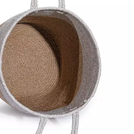 Dekorationslåda, grå, 36 cm bred, 50 cm hög, 42 cm djup, handgjord, hållbar, mångsidig - Förvaringslådor och korgar - 8683743770069 - 2