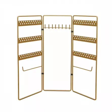 Smyckesställ Aberto Design 241358 Guld Metall 45x40 cm - Dekorationer, prydnadsföremål - 8684282617839 - 1