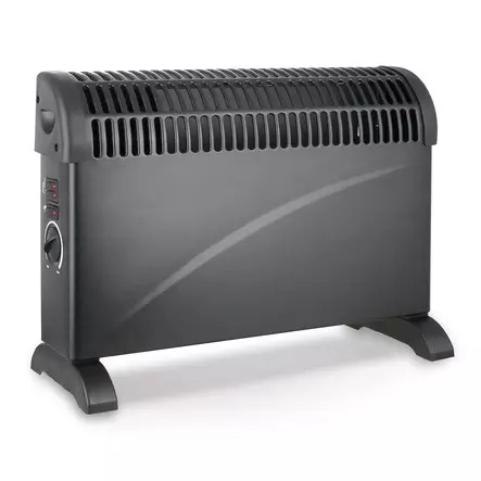 Konvektorelement Turbo 2000W - Fristående element svart - Värmefläktar och elradiatorer - 6438168121529 - 1