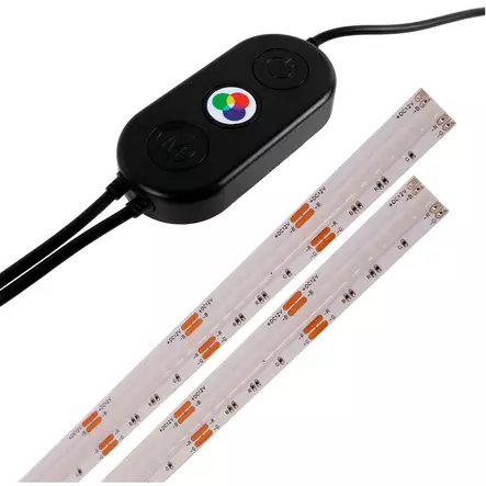 LED Valonauha COB 12V 500mm RGB 2kpl - Ljusslingor - 6418536022429 - 2