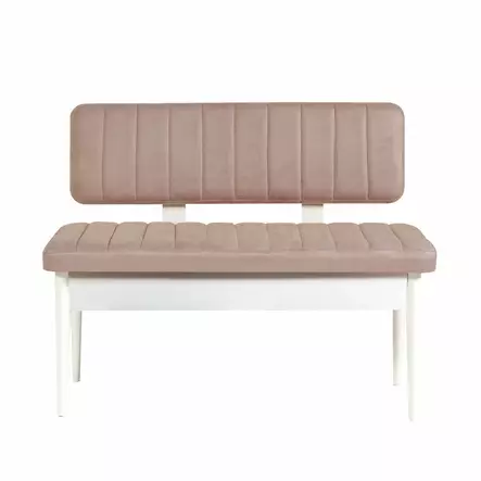 Bänk Hanah Home Vina Vit Spånskiva 110x85x40 cm - Bänkar - 8682870773899 - 1