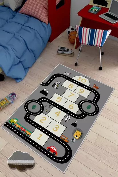 Gångmatta Conceptum HMNT474 Flerfärgad Polyester 100x150 cm - Stora och medelstora mattor - 8682870639379 - 2