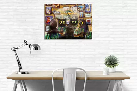 Canvastavla Wallity Flerfärgad Bomull/Polyester 30x40 cm - Tavlor och ramar - 8682870700819 - 2