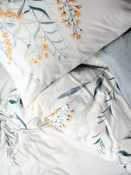 Renforcé påslakanset för dubbelsäng, indigoblått, 200 x 220 cm, andningsbart, slitstarkt - Lakan och örngott - 8684283402779 - 1