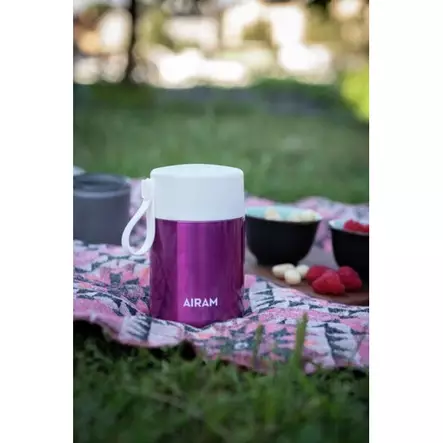 Roosa Nauha EvÃ¤stermos 0,4 L, Airam - Kylväskor och termosar - 6435200282309 - 2