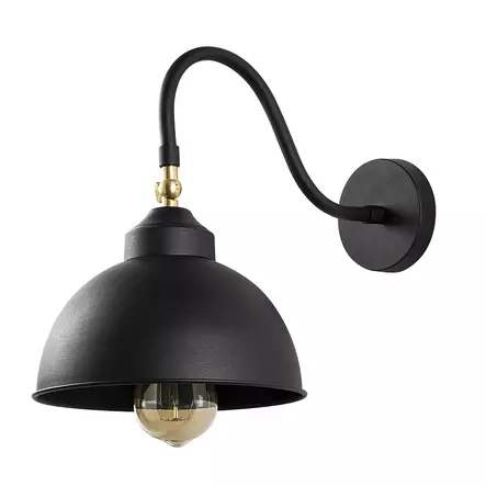 Vägglampa Opviq Sa?lam Svart Järn 21 x 32 cm - Tak- och vägglampor - 8681875467949 - 1