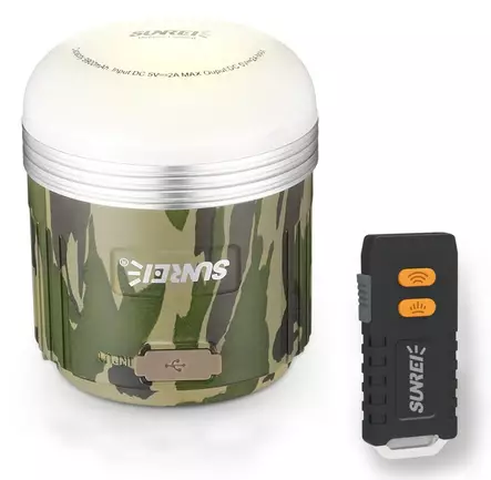 Sunrei CC Camo uppladdningsbar universallampa - Campinglyktor - 6957689701039 - 2