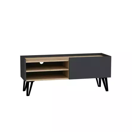 TV-bänk Hanah Home Viper Safir Antracit Spånskiva 120x38,6x49,6 cm - TV-bänkar - 8684282596639 - 1