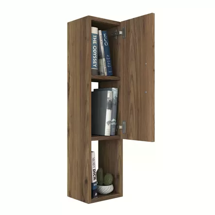 Vägghylla Hanah Home E2 223 Valnöt Spånskiva 22,1x90x18,5 cm - Skåp och byråer - 8683342593939 - 1