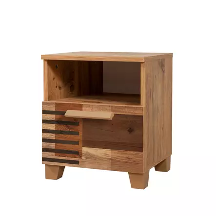 Sängbord Hanah Home Leva Alfa Colorblock Furu Spånskiva 45x52x40 cm - Nattduksbord - 8683743422029 - 1