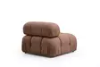 Fåtölj Atelier del Sofa Bubble O1 Brun Polyester 95x95x75 cm - Soffor - 8683743323869 - 2