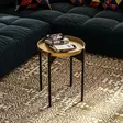 Soffbord Hanah Home Shb002 Svart Guld Metall 44x57x44 cm - Soffbord - 8684282360629 - 2
