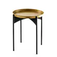 Soffbord Hanah Home Shb002 Svart Guld Metall 44x57x44 cm - Soffbord - 8684282360629 - 1