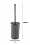 Toalettborste Mijölnir Antracit 100% Plast 10,5x10,5x33 cm - Badrumstillbehör - 8684283711659 - 4