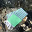 Fouta Mijölnir Grön 100% Bomull Hög Vattenabsorption 90x170 cm - Handdukar - 8683342756969 - 2
