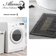 Badrumsmatta Set Mijölnir Grön Svart 100% Bomull Halkfri Maskintvättbar 50x60 cm & 60x100 cm - Badrumsmattor och våtrumsmattor - 8684282223849 - 3