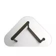 Soffbord Hanah Home S303 Valnöt Massivt Trä Härdat Glas 96x41x81 cm - Bord - 8682870558519 - 1
