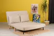 2-sits bäddsoffa Atelier del Sofa Folde Cream Polyester 120x80x79 cm - Bäddsoffor - 8683743716609 - 3