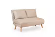 2-sits bäddsoffa Atelier del Sofa Folde Cream Polyester 120x80x79 cm - Bäddsoffor - 8683743716609 - 6