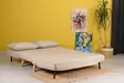 2-sits bäddsoffa Atelier del Sofa Folde Cream Polyester 120x80x79 cm - Bäddsoffor - 8683743716609 - 4