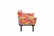 2-sits bäddsoffa Atelier del Sofa Nitta Multicolor Patchwork Digitaltyg 155x70x80 cm - Bäddsoffor - 8683342977999 - 7