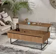 Soffbord Hanah Home Est Valnöt Spånskiva 120x43x60 cm - Soffbord - 8682870773479 - 2