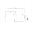 Soffbord Hanah Home Est Valnöt Spånskiva 120x43x60 cm - Soffbord - 8682870773479 - 7