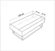 Soffbord Hanah Home Est Valnöt Spånskiva 120x43x60 cm - Soffbord - 8682870773479 - 8